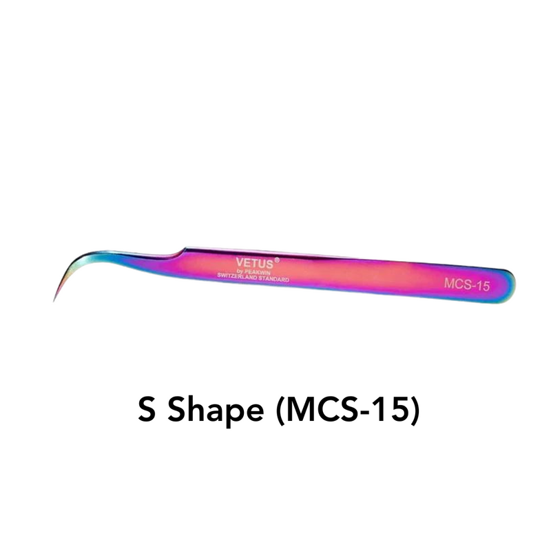 Vetus Rainbow Tweezers (Set of 4)