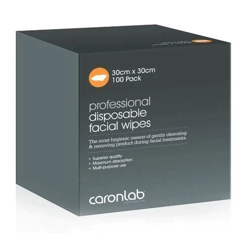 Caronlab Disposable Facial Wipes (100 Pack)