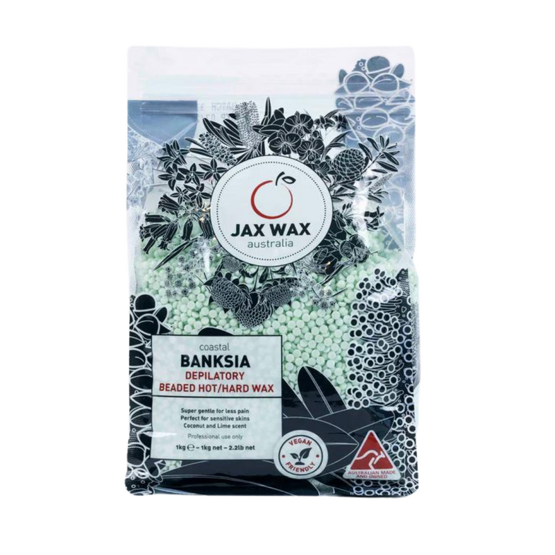 Jax Wax Coastal Banksia Beaded Hot/Hard Wax 1kg