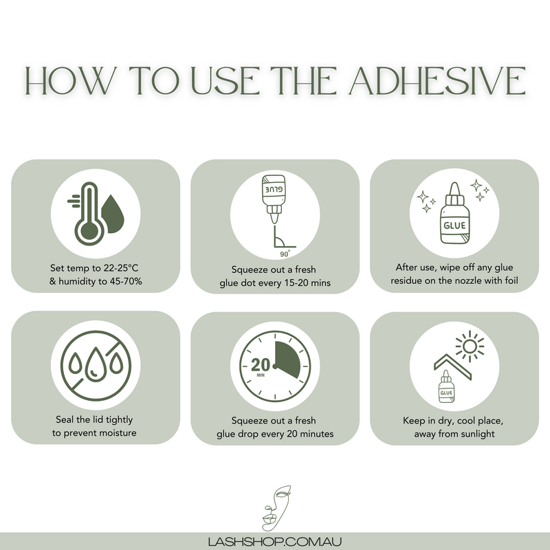 How To Use The Lash Glue Adhesive