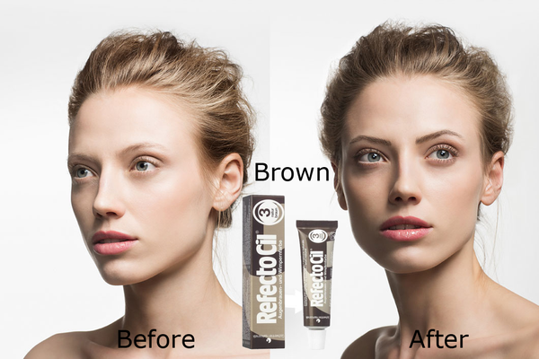 refectocil brown tint model